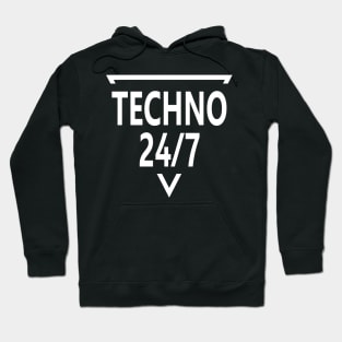 TECHNO 24 - 7 Hoodie